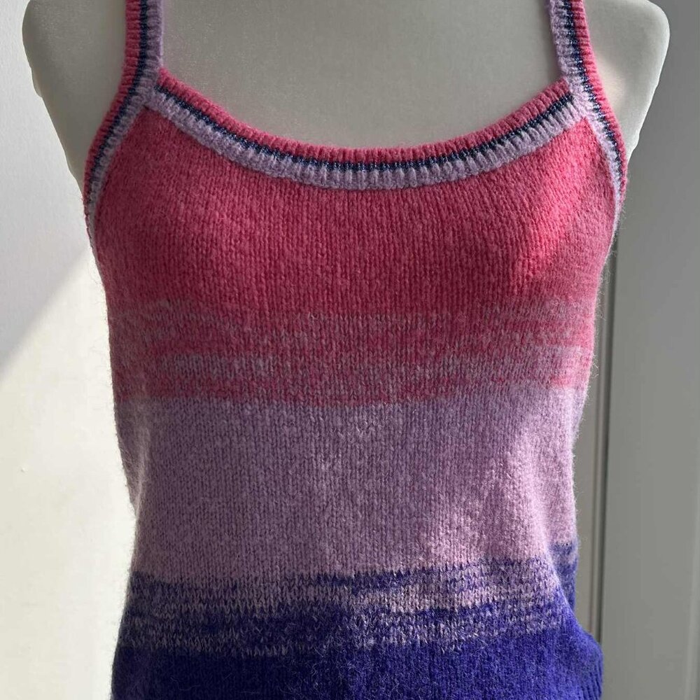 Lilly Pulitzer Ombré Knit Twin Set Cardigan and Shell in Pink & Violet – US S - Picture 8 of 13